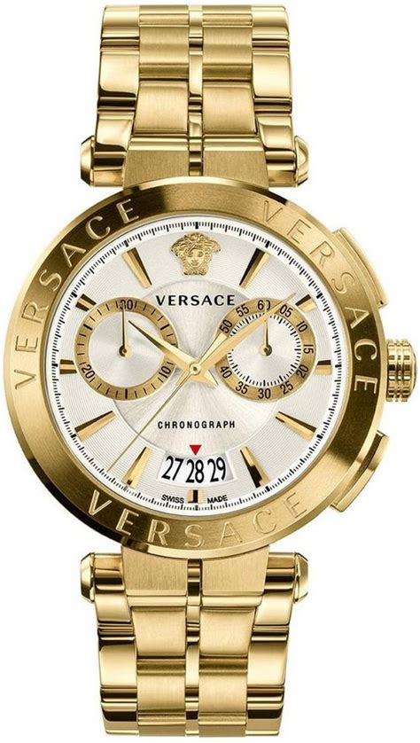 versace uhr schwarz edelstahl goldene zeiger schwarz edelstahl|Versace Aion Chronograph ab 524,99 € .